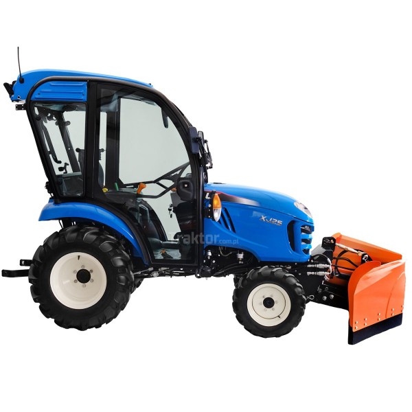 LS TRACTOR XJ25 MEC with cabin and hydraulic snow plow 4FARMER