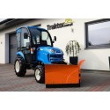 LS TRACTOR XJ25 MEC avec cabine et chasse-neige hydraulique 4FARMER