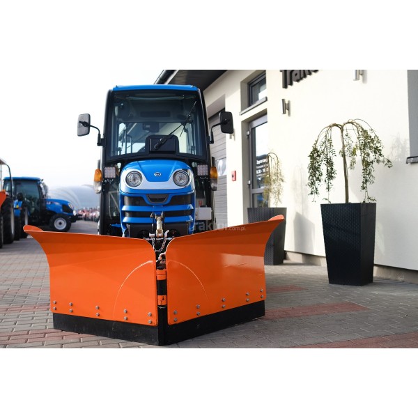LS TRACTOR XJ25 MEC mit Kabine und hydraulischem Schneepflug 4FARMER