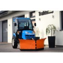 LS TRACTOR XJ25 MEC s kabínou a hydraulickým snežným pluhom 4FARMER