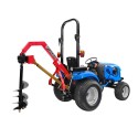 Traktor LS XJ25 MEC s pneumatikami na trávu a vrtnou súpravou 4FARMER