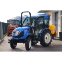 Tracteur LS MT3.40 MEC avec cabine, climatisation et pulvérisateur fruitier TAD-LEN