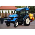 Tracteur LS MT3.40 MEC avec cabine, climatisation et pulvérisateur fruitier TAD-LEN