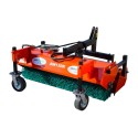 Sweeper SW130 for a tractor with a basket Geograss PPN+STAL