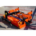 Kehrmaschine SW130 für einen Traktor mit einem Korb Geograss PPN+STAL