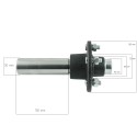 Nabe mit Bolzen für ATV-Rad (komplett) / Ø 50 x 150 mm