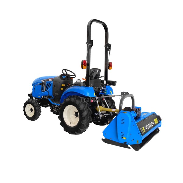 Traktor LS XJ25 MEC s cepovou kosačkou 4FARMER