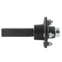 Hub with pivot, for ATV wheels,