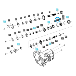 Náboj synchronizátoru převodů / TRG281 / A1281449 / LS Traktor č. 40009380