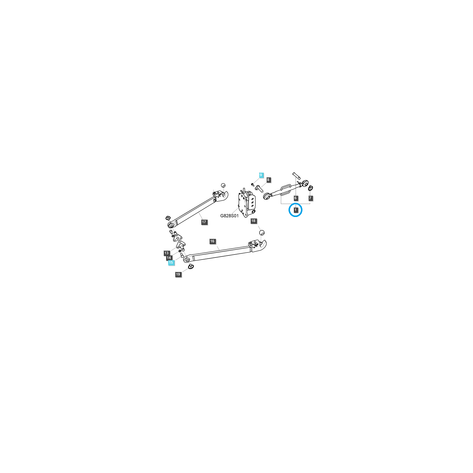 Turnbuckle / LS Tractor No. 40008084