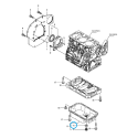 Tesnenie zátky olejovej vane / traktor LS / č. 40356054