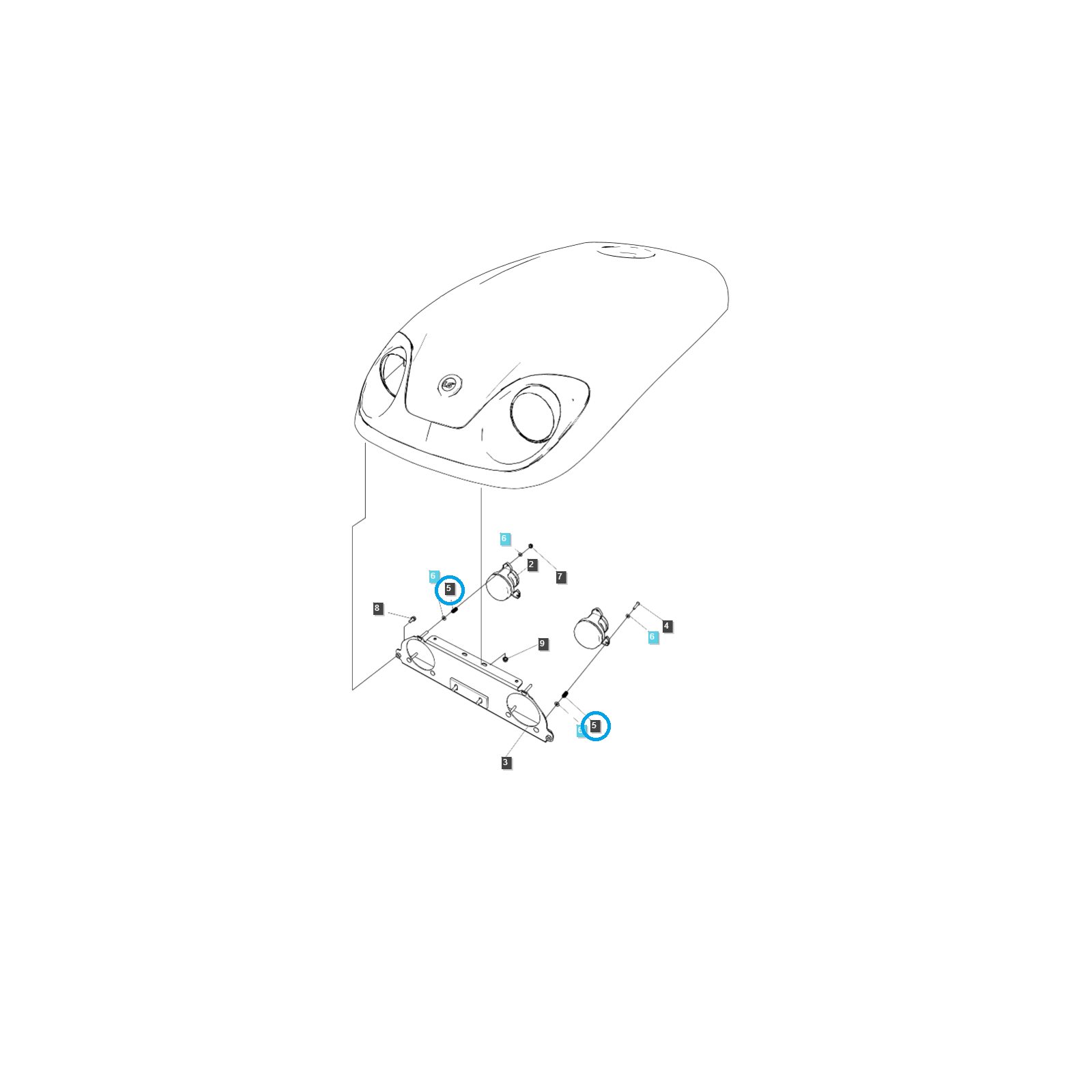 Muelle de faro / LS XJ25 / LS MT1.25 / LS MT3.35 / LS MT3.40 / LS MT3.50 / LS MT3.60 / 40011941