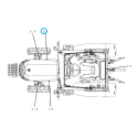 Naklejka na maskę (prawa) / LS Tractor nr 40318421 | Traktor.com.pl