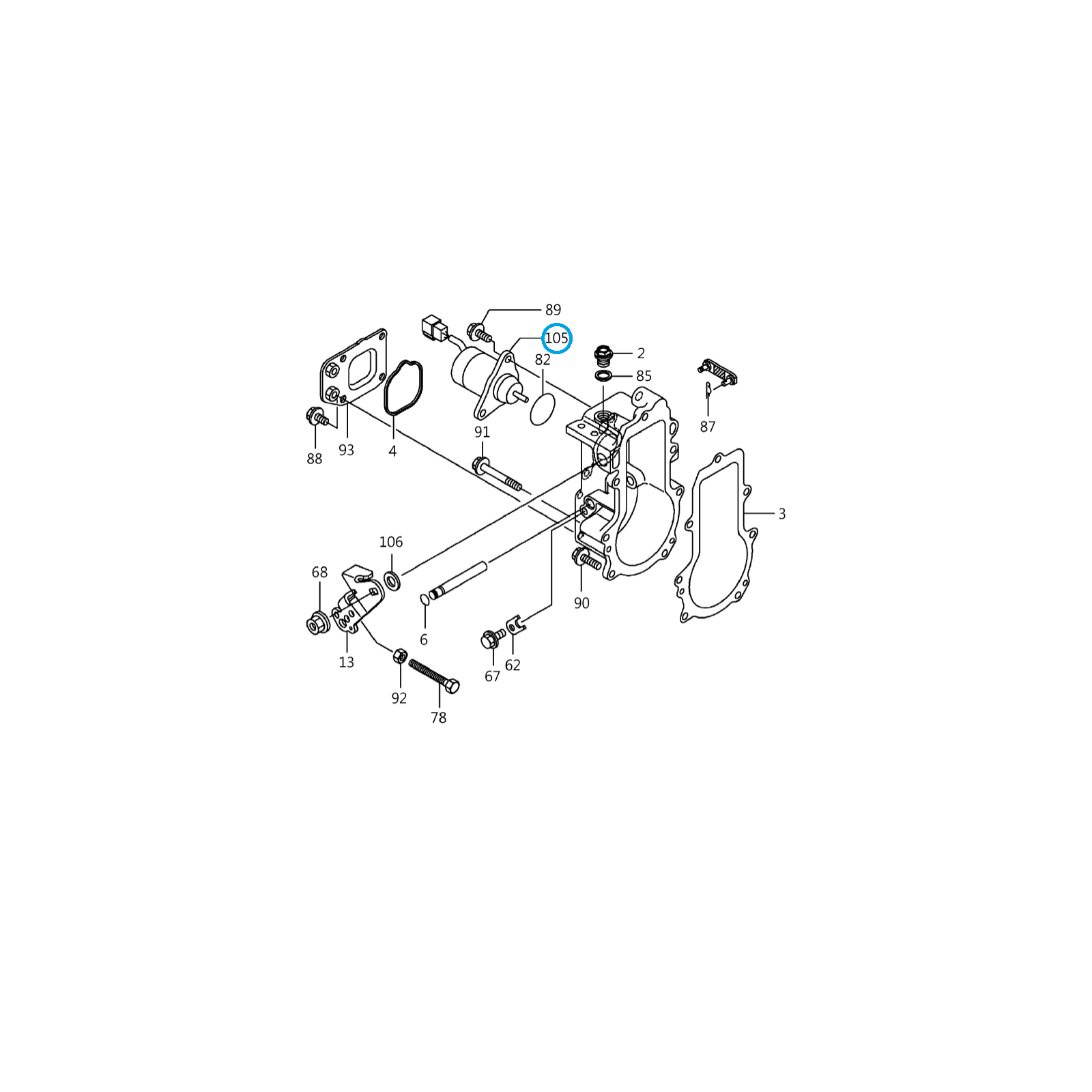 Cewka gaszenia / LS MT1.25 / LS Tractor / nr 40356083 | Traktor.com.pl
