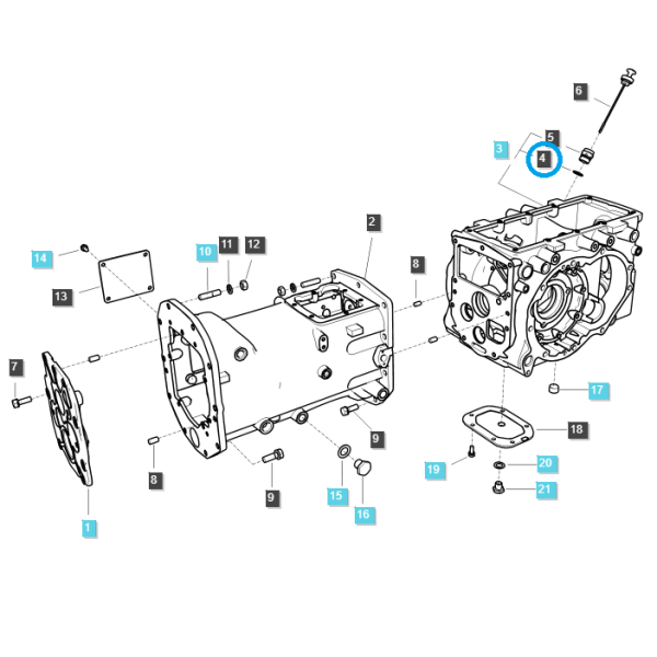 Junta tórica / n.º 40029247 / Tractor LS