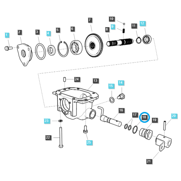 O-Ring / Nr. 40029247 / LS Traktor