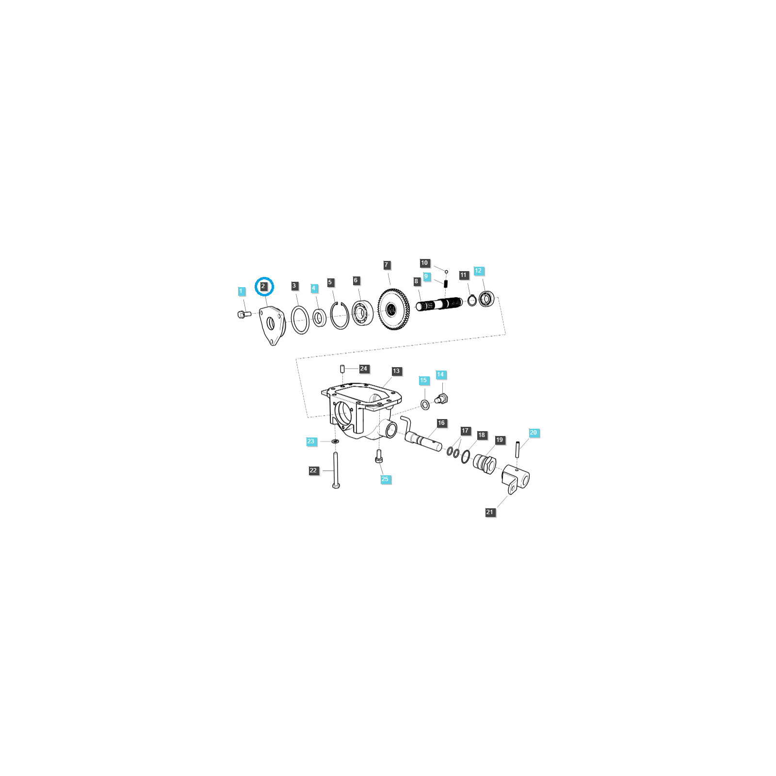PTO/PTO kryt / TRG820 / Ls Traktor č. 40009842
