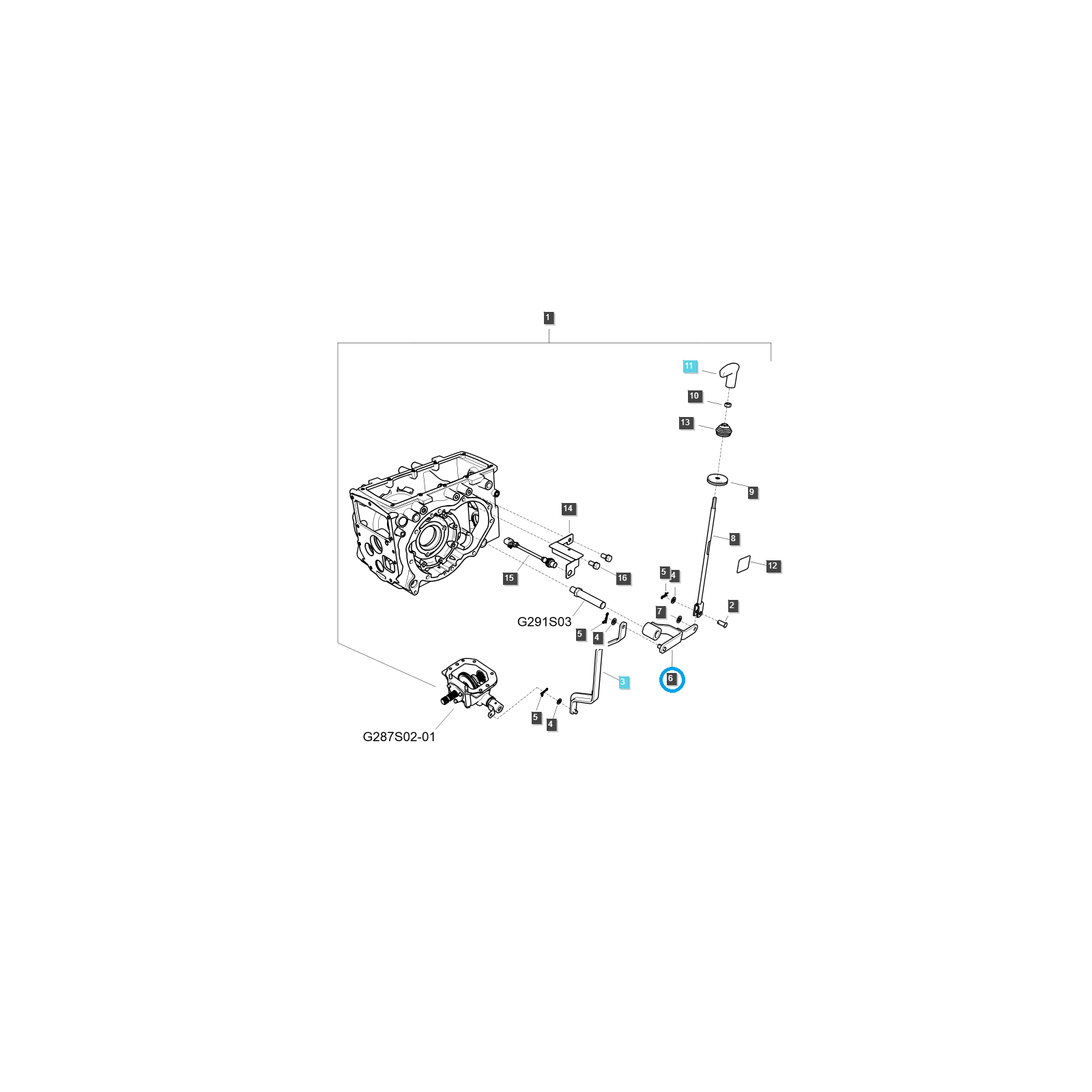Zapfwellenarm / TRG293 / LS Traktor / Nr. 40255067