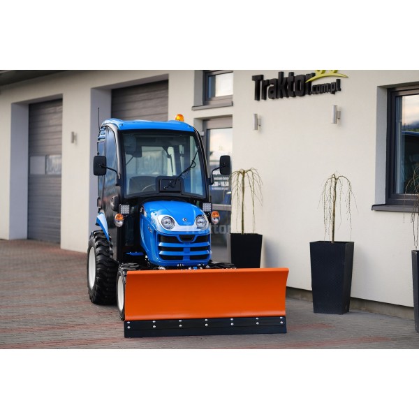 LS Tractor XJ25 MEC with cabin, industrial tires and snow plow