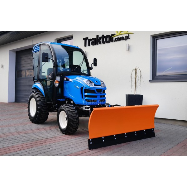 LS Tractor XJ25 MEC with cabin, industrial tires and snow plow