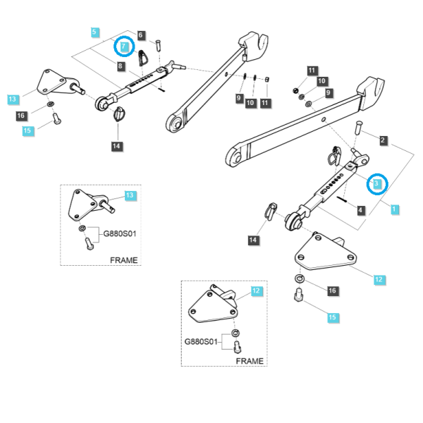 Závlačka LS Traktor