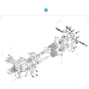 Sada tesnení pre hydrostatickú prevodovku / traktor LS / č. 40286563