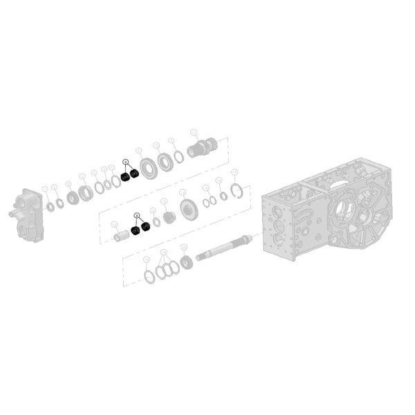 Rodamiento de agujas / 25 x 30 x 17 mm / Startrac 263 / 11502521