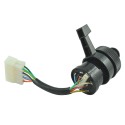 Interruptor de luces/intermitentes y bocina / Yanmar EF453T / 6-25-100-27