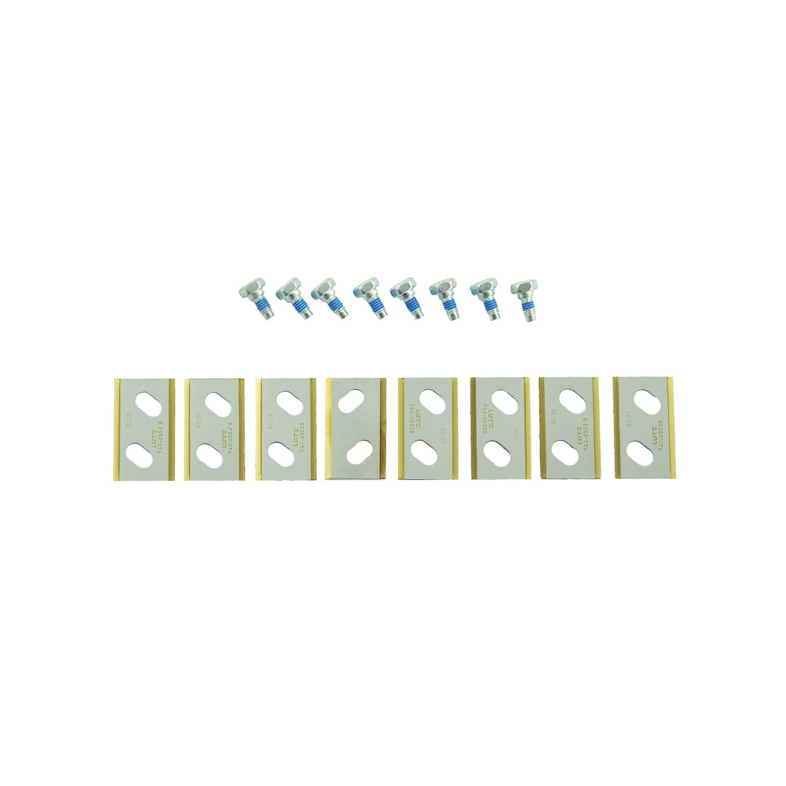 Couteau / couteaux 8 pcs / Cub Cadet XR5 / 742-05538 / 1111-M6-1008 / 769-25933-01 / 122-105-603