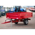 Przyczepa rolnicza jednoosiowa 1,5T z kiprem PWS-12 4FARMER | Traktor.com.pl