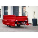 Single-axle agricultural trailer 1.5T with kiper PWS-12 4FARMER