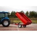 Jednonápravový zemědělský přívěs 1,5T s kiperem PWS-12 4FARMER