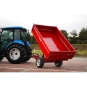 Jednonápravový zemědělský přívěs 1,5T s kiperem PWS-12 4FARMER