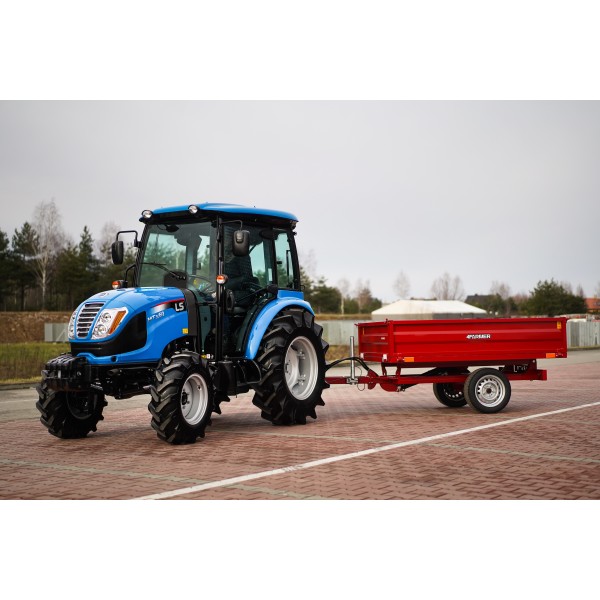 Przyczepa rolnicza jednoosiowa 1,5T z kiprem PWS-12 4FARMER
