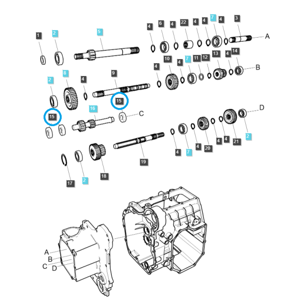 Rodamiento de bolas / A0860040 / Tractor LS / N.° 40012696
