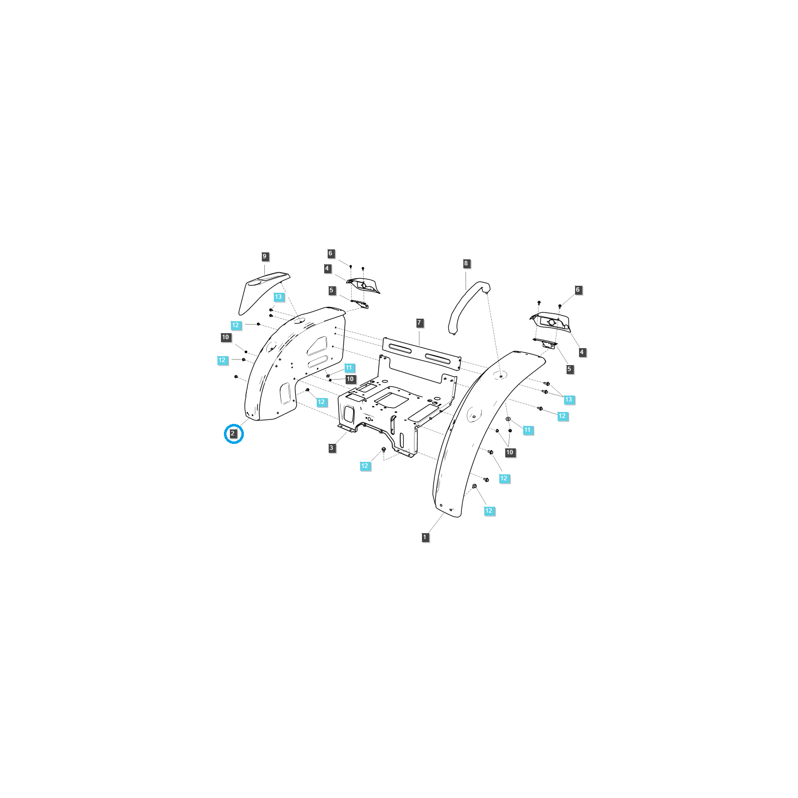 Błotnik / LS Tractor / nr 40027844 | Traktor.com.pl