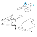 Revêtement de sol central / BKG840 / Tracteur LS / N° 40159913