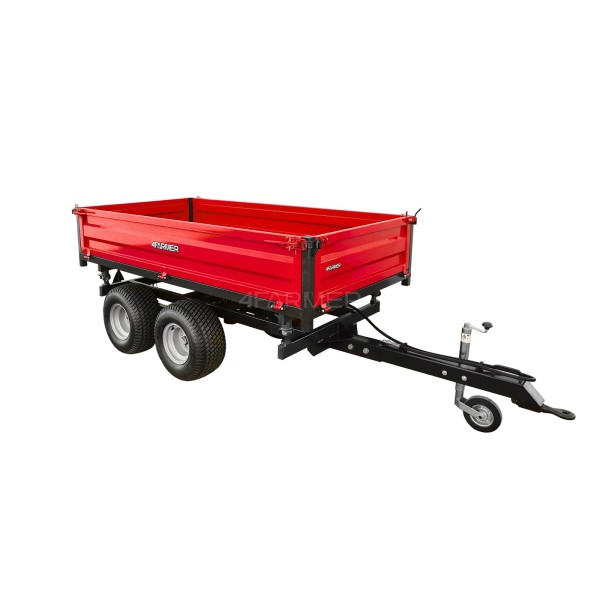 Remolque agrícola de dos ejes 2,5T con remolque 4FARMER