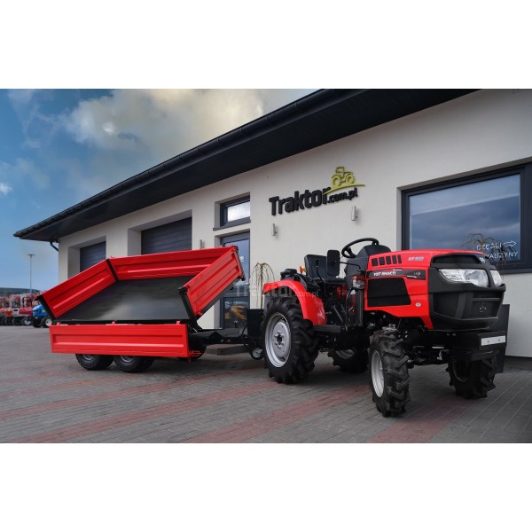 Two-axle agricultural trailer 2.5T with a 4FARMER trailer