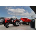 Remolque agrícola de dos ejes 2,5T con remolque 4FARMER