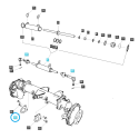 Držák pravé přední nápravy / Traktor TRG400 / Ls 40195037
