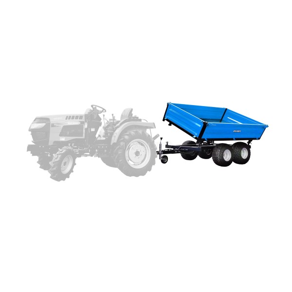 Remolque agrícola de dos ejes 2,5T con remolque 4FARMER