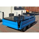 Przyczepa rolnicza dwuosiowa 2,5T z kiprem 4FARMER | Traktor.com.pl