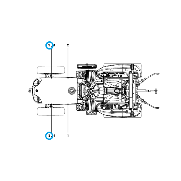Naklejka emblemat LS XJ25 / TRG980 / LS Tractor 40437004 | Traktor.com.pl