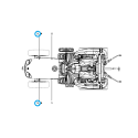 Naklejka emblemat LS XJ25 / TRG980 / LS Tractor 40437004 | Traktor.com.pl