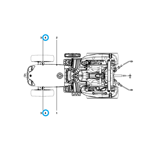 Samolepka emblém LS XJ25HST / TRG980 / LS Tractor 40437005