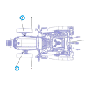 Naklejka emblemat LS MT3.35 / TRG980 / LS Tractor 40434481 | Traktor.com.pl