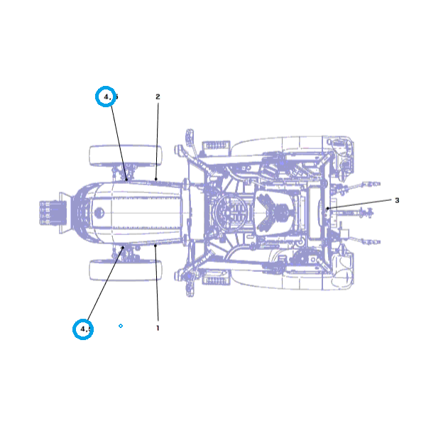Samolepka emblém LS MT3.40 / TRG980 / LS Tractor 40434482