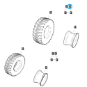 Rechtes Rad 12x16,5 / G490 / Ls Traktor 40450585