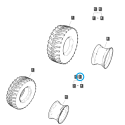 Pravé koleso 23x8,5-12 / G490 / Ls Traktor 40450581